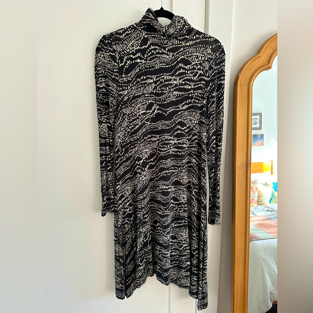Maeve Anthropologie turtleneck swing dress - size S